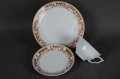 Art Deco zestaw śniadaniowy porcelana Bayer Ostmark