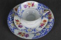 Ukwiecony biały zestaw śniadaniowy porcelana Bayer Ostmark