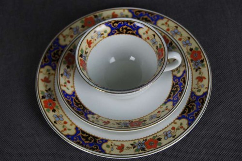 Angielski zestaw śniadaniowy Semi Porcelain