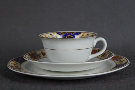 Angielski zestaw śniadaniowy Semi Porcelain