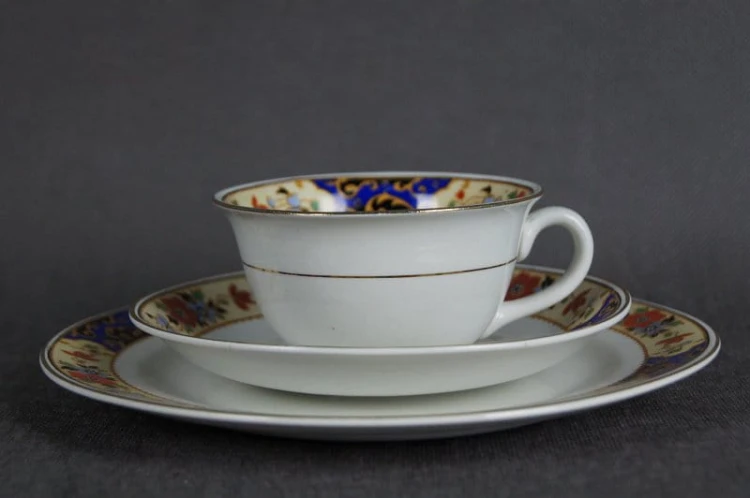 Angielski zestaw śniadaniowy Semi Porcelain