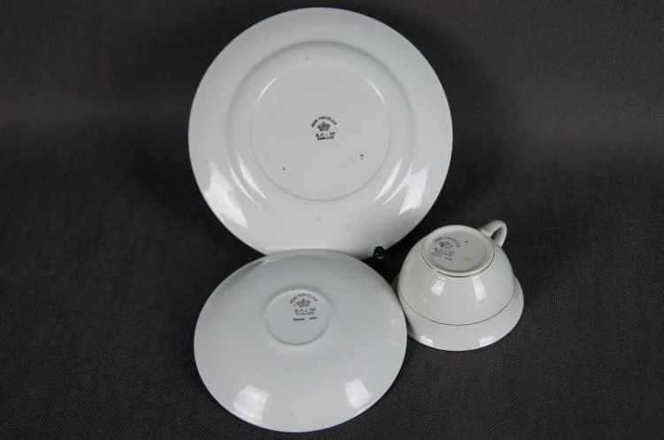 Angielski zestaw śniadaniowy Semi Porcelain