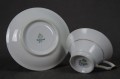 Żółta porcelanowa piękność filiżanka do espresso Volkstedt