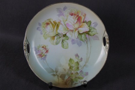 Ukwiecona patera talerz porcelana Weimar