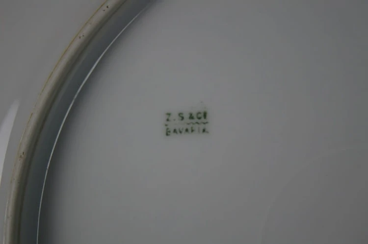 Secesyjna porcelanowa patera Zch Scherzer