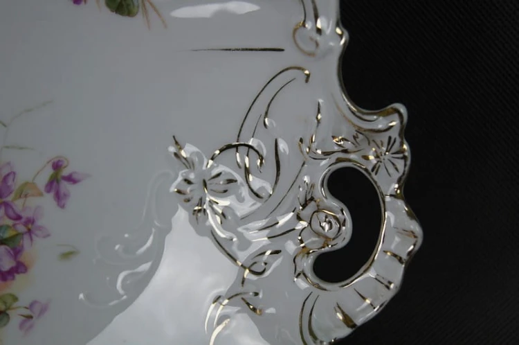 Duża secesyjna porcelanowa patera Carl Tielsch
