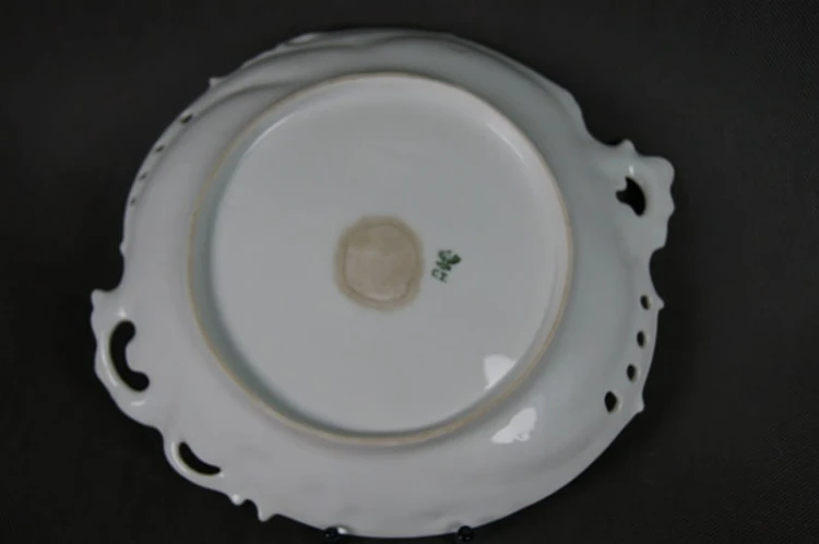 Duża secesyjna porcelanowa patera Carl Tielsch