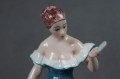 Dama ze zwierciadłem figura porcelanowa Royal Dux