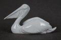 Pelikan z białej porcelany marka Kaiser
