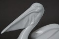 Pelikan z białej porcelany marka Kaiser