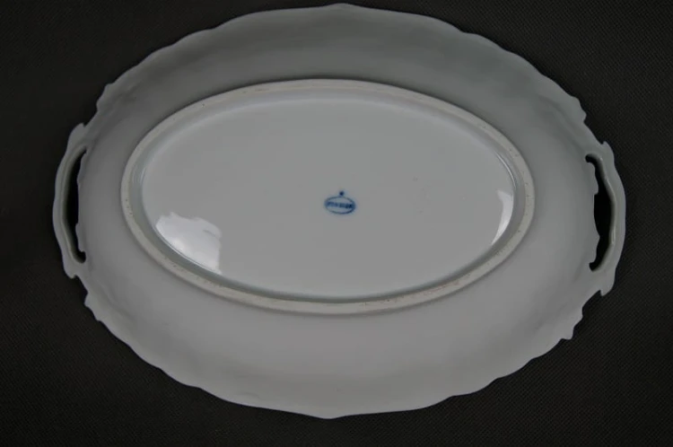 Duży koszyk wzór cebulowy porcelana Meissen
