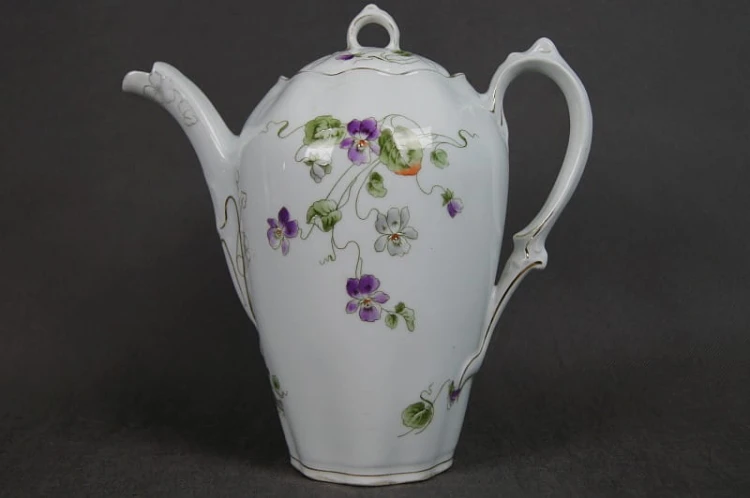 Secesyjny serwisowy dzbanek porcelana Zch. Scherzer