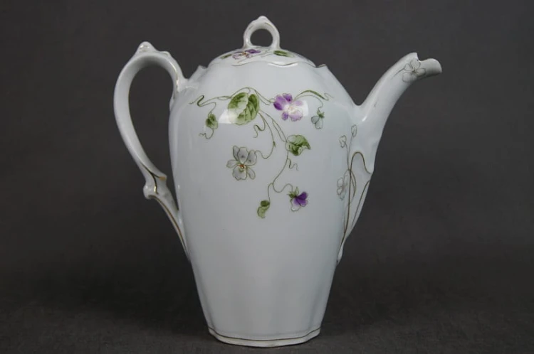 Secesyjny serwisowy dzbanek porcelana Zch. Scherzer