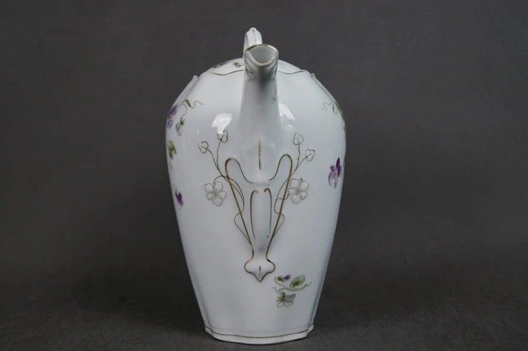 Secesyjny serwisowy dzbanek porcelana Zch. Scherzer