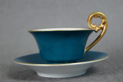 Filiżanka ze spodkiem do espresso porcelana Lettin