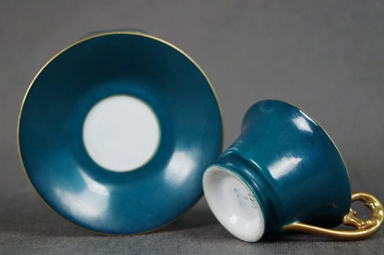 Filiżanka ze spodkiem do espresso porcelana Lettin
