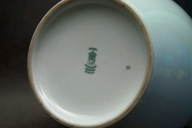 Duży porcelanowy podłogowy wazon Schumann Arzberg 40 cm