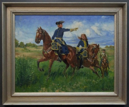 Konnica obraz batalistyczny wojska konne Herbert Knotel