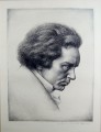 Ludwig van Beethoven grafika Werner E. A. Hoffmann