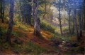 Pejzaż leśny z sarnami Fritz Carl Werner Ebel Unikat 1886