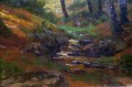 Pejzaż leśny z sarnami Fritz Carl Werner Ebel Unikat 1886