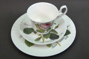 Roy Kirkham Redoute Rose Bone China śniadaniówka