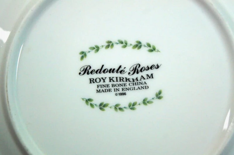 Roy Kirkham Redoute Rose Bone China śniadaniówka