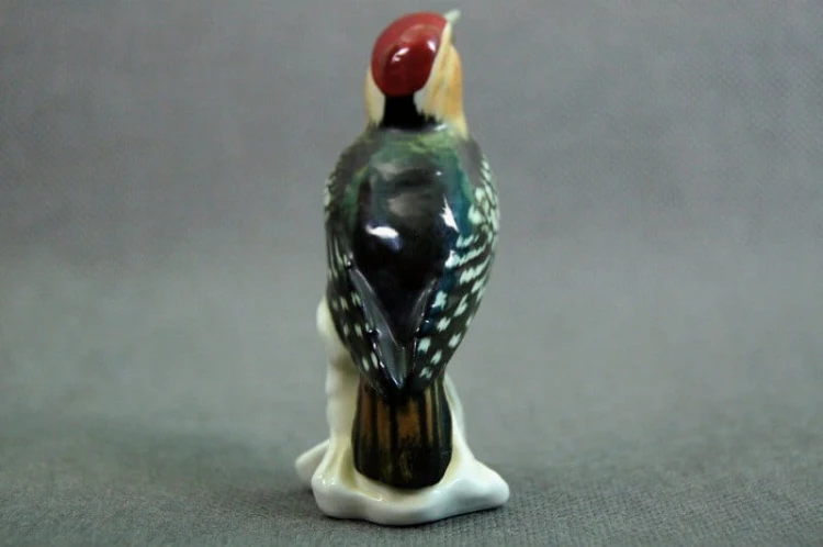 Dzięcioł markowa porcelana Karl Ens Volkstedt