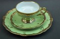 Porcelana Weimar ręcznie malowany zestaw śniadaniowy