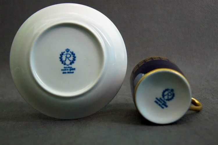 Wyśmienita porcelana Reichenbach filiżanka do espresso
