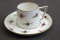 Porcelana Jager & Co stara filiżanka ze spodkiem do kawy