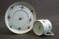 Porcelana Jager & Co stara filiżanka ze spodkiem do kawy