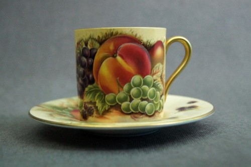 Angielski zestaw do kawy porcelana Aynsley