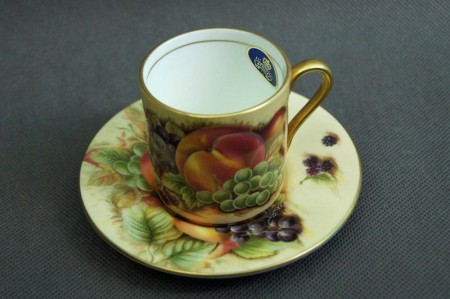 Angielski zestaw do kawy porcelana Aynsley