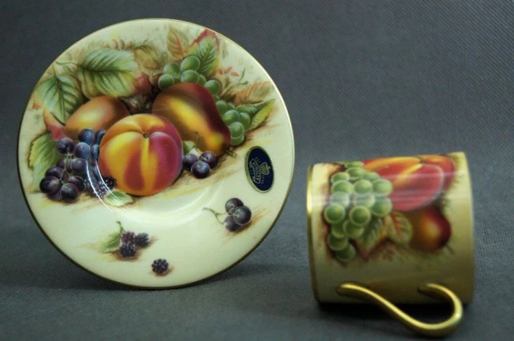 Angielski zestaw do kawy porcelana Aynsley