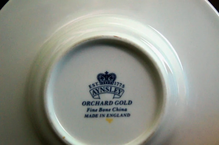 Angielski zestaw do kawy porcelana Aynsley