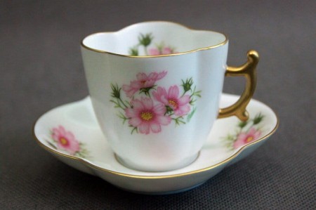 Japoński nietypowy zestaw do espresso porcelana Ohashi