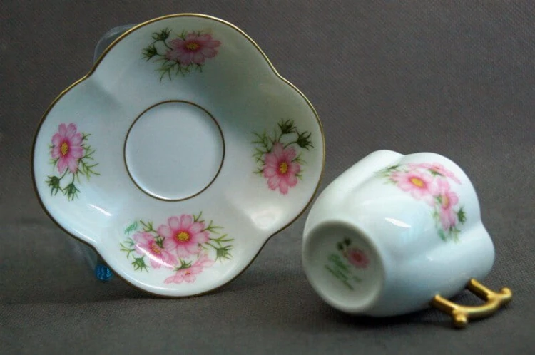 Japoński nietypowy zestaw do espresso porcelana Ohashi