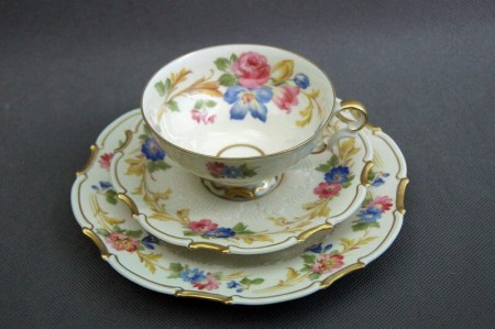Sorau Żary ekskluzywny porcelanowy zestaw śniadaniowy