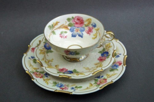 Sorau Żary ekskluzywny porcelanowy zestaw śniadaniowy