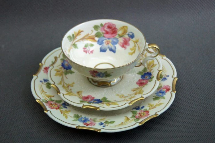 Sorau Żary ekskluzywny porcelanowy zestaw śniadaniowy