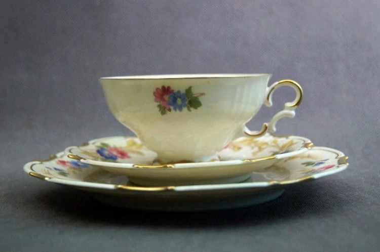 Sorau Żary ekskluzywny porcelanowy zestaw śniadaniowy