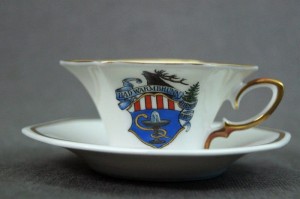 Herb Cieplice Zdrój Bad Warmbrunn ⭐ porcelanowa filiżanka 