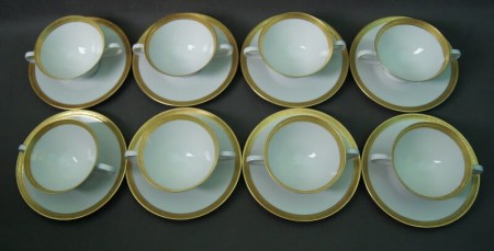 Eleganckie bulionówki 8 sztuk porcelana Rosenthal
