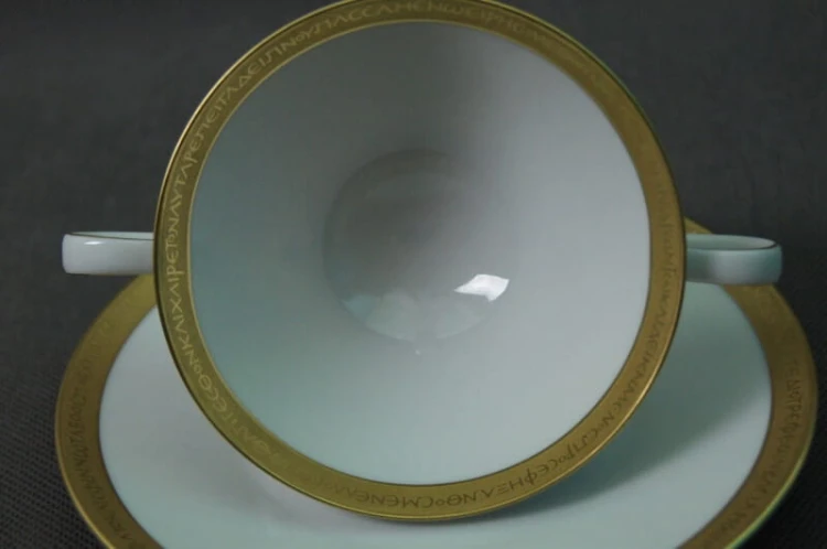 Eleganckie bulionówki 8 sztuk porcelana Rosenthal