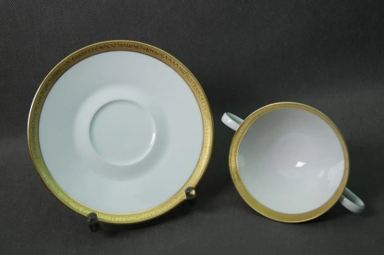 Eleganckie bulionówki 8 sztuk porcelana Rosenthal