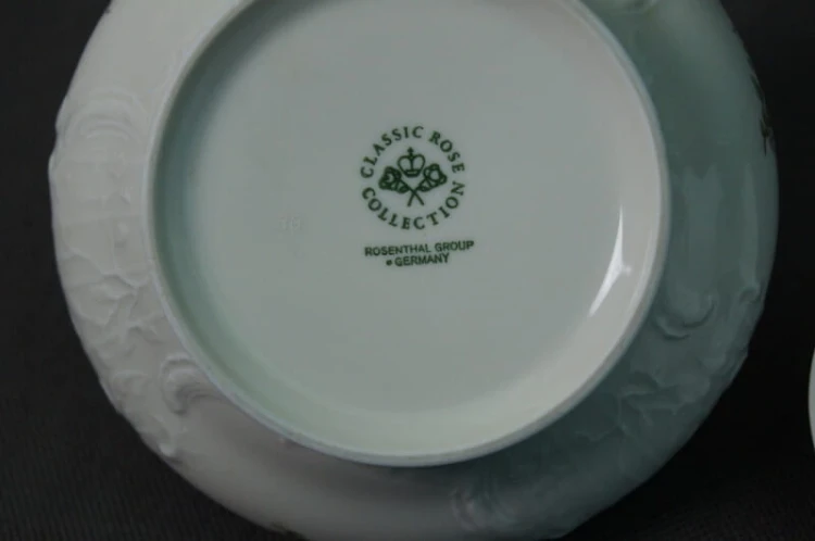 Rosenthal Sanssouci Moosrose duża bombonierka ecru