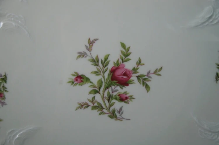 Cudowna duża patera ecru 35,5 cm Rosenthal Sanssouci Moosrose