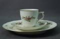 Ecru serwis do kawy 6 osób Rosenthal Sanssouci Moosrose