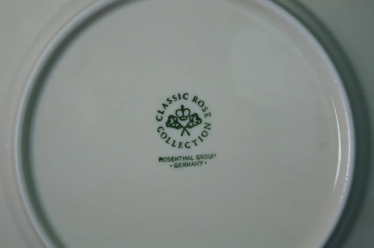 Ecru serwis do kawy 6 osób Rosenthal Sanssouci Moosrose